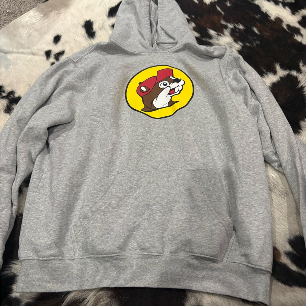 Buc-ees Light Gray Hoodie